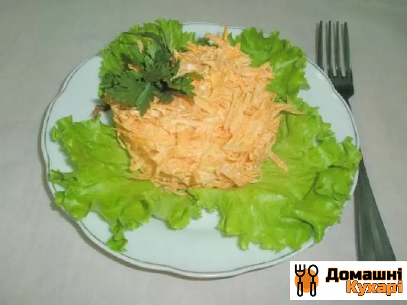 Рецепт Салат з моркви з часником