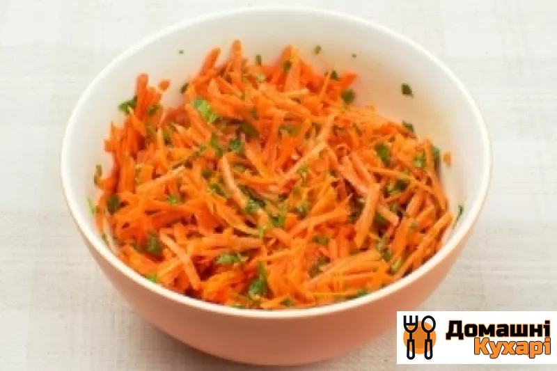 Салат зі свіжої моркви - фото крок 4