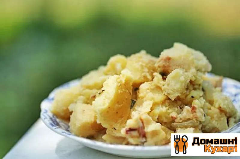 Рецепт Салат з яблуками і картоплею