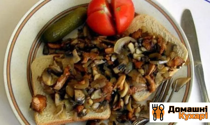 Рецепт Сендвіч з грибами