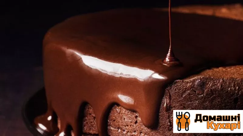 Шоколадна глазур для торта з шоколаду