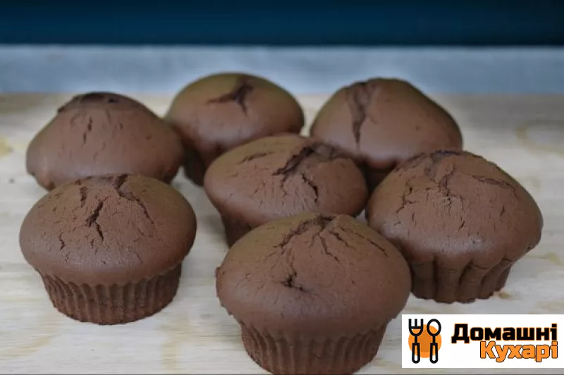 Рецепт Шоколадні кекси в духовці і мультиварці