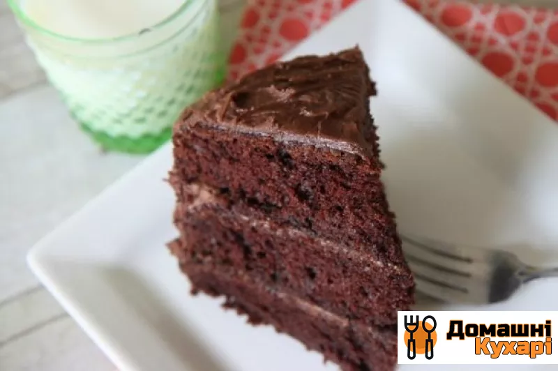 Рецепт Шоколадний мигдальний листової торт