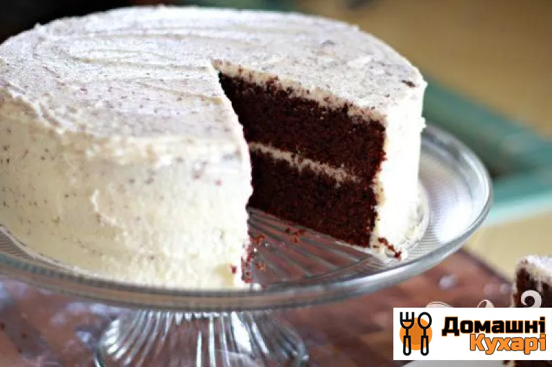 Рецепт Шоколадний торт з вершковою глазур'ю
