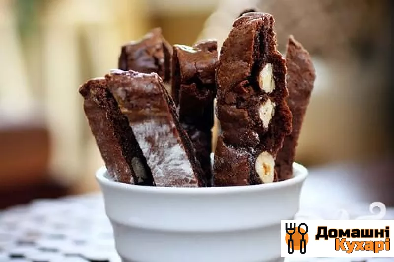 Рецепт Шоколадне печиво з фундуком