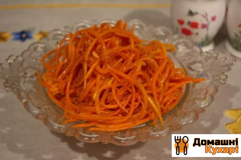 Рецепт Сироедческая морквина по-корейськи