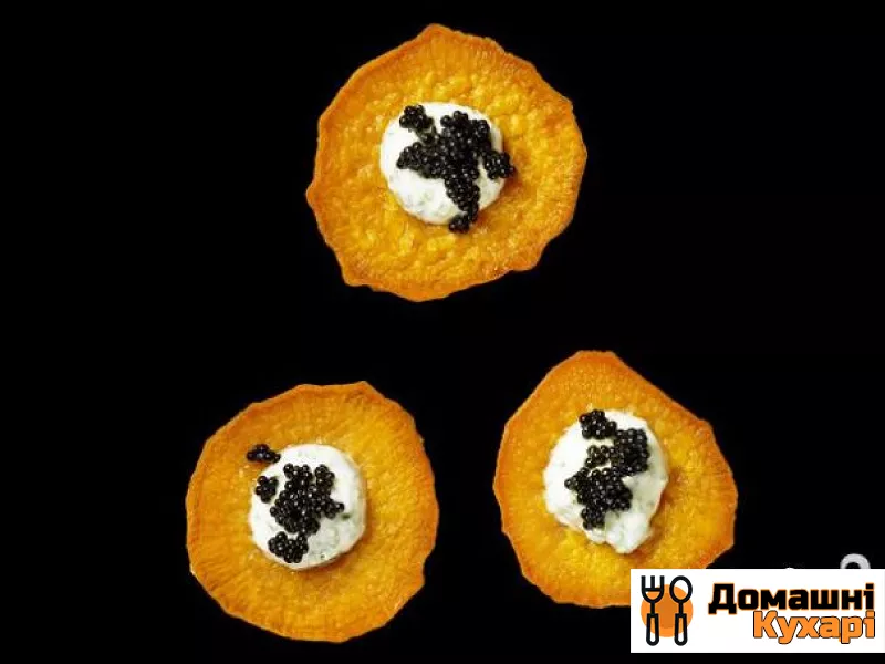 Рецепт Солодкий картопля з ікрою