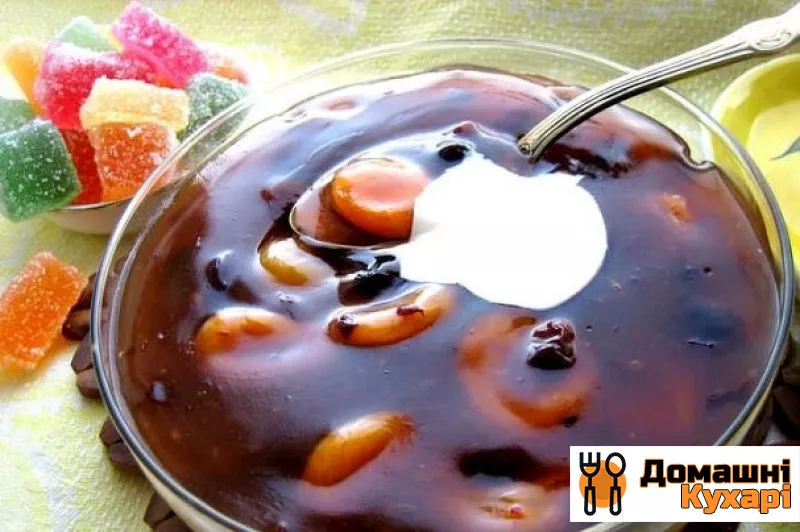 Рецепт Солодкий суп з сухофруктів