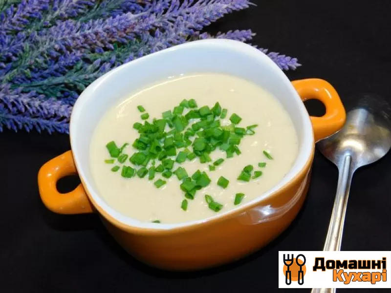 Рецепт Вершковий суп-пюре з куркою і волоськими горіхами