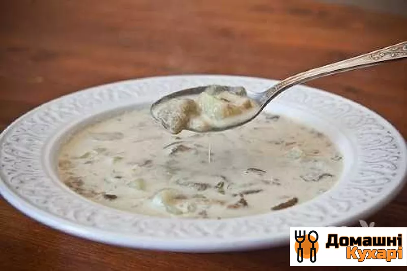 Рецепт Вершково-грибний суп