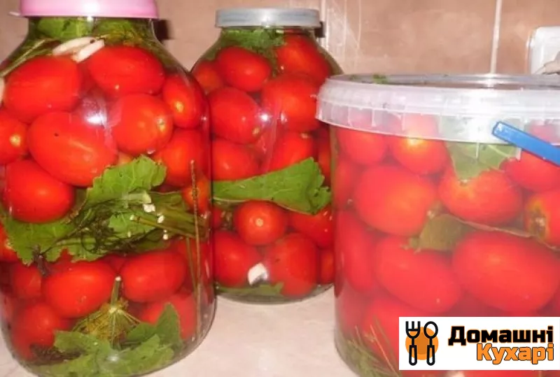 Рецепт Солоні помідори без закачування