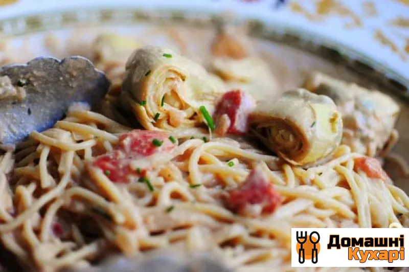 Рецепт Спагеті з овочами