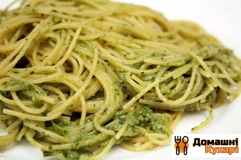 Рецепт Спагеті з соусом песто