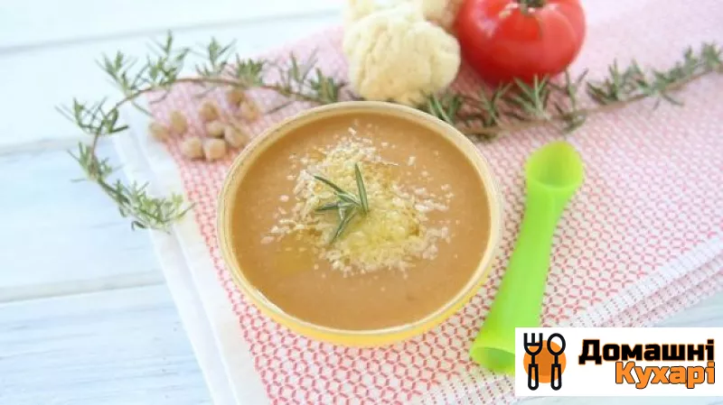 Рецепт Суп-пюре з нуту і цвітної капусти
