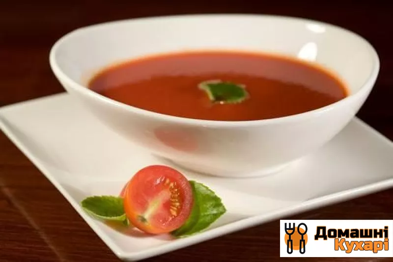 Суп-пюре зі свіжих помідорів