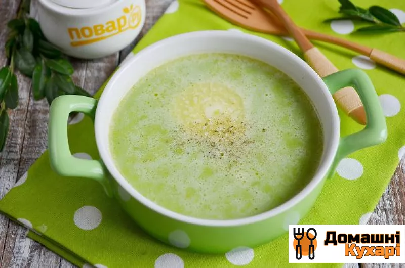 Рецепт Суп-пюре з зеленого горошку