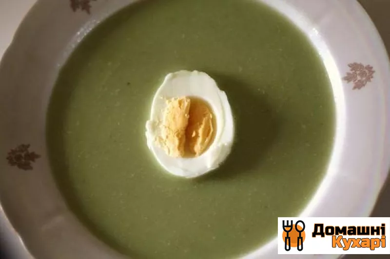 Рецепт Суп-пюре з зеленого лука