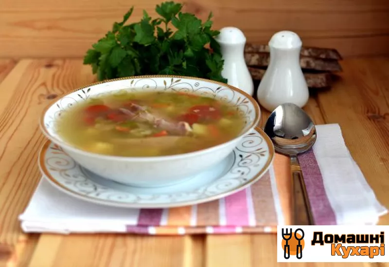 Рецепт Суп з індички з грибами і булгуром