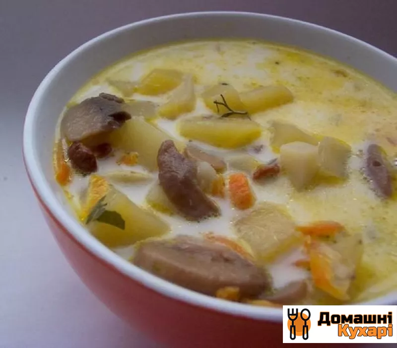 Рецепт Суп із сушених грибів