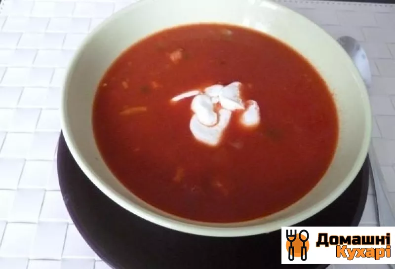Суп з томатного соку