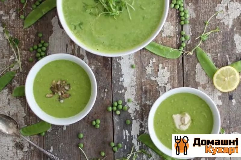 Рецепт Суп із зеленого горошку