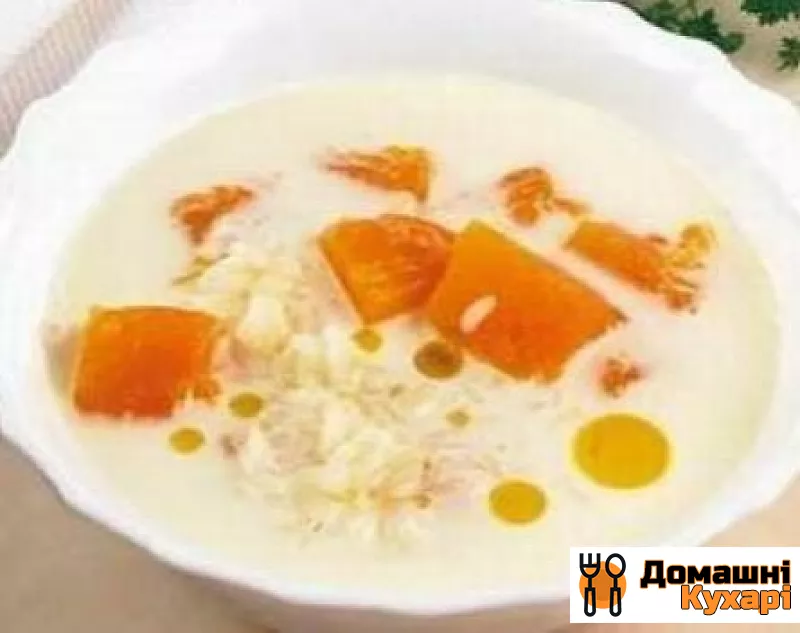 Рецепт Суп молочний з гарбузом