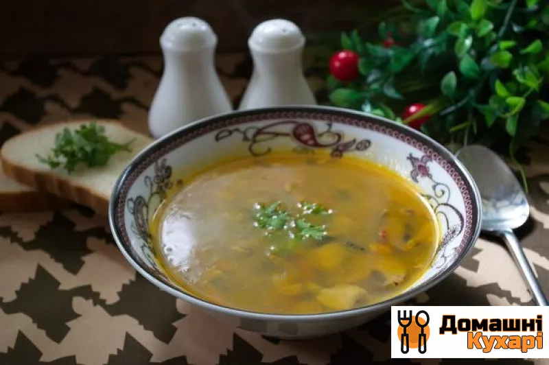 Рецепт Суп на грибному бульйоні