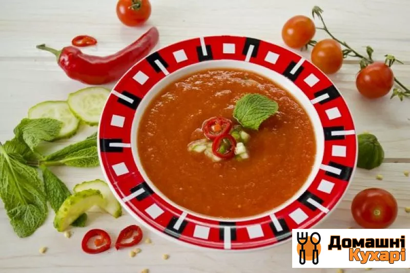 Рецепт Суп «гаспачо» з помідорів