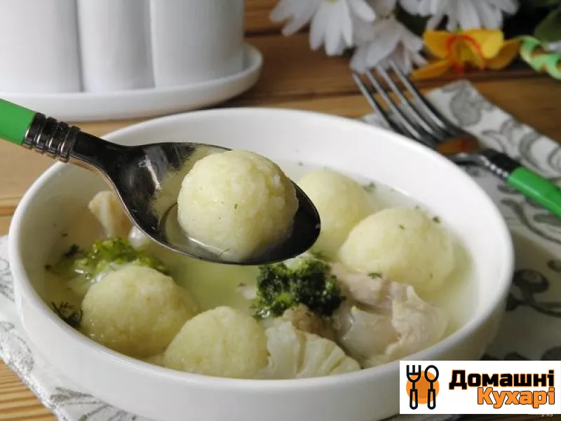 Рецепт Суп з картопляними кульками