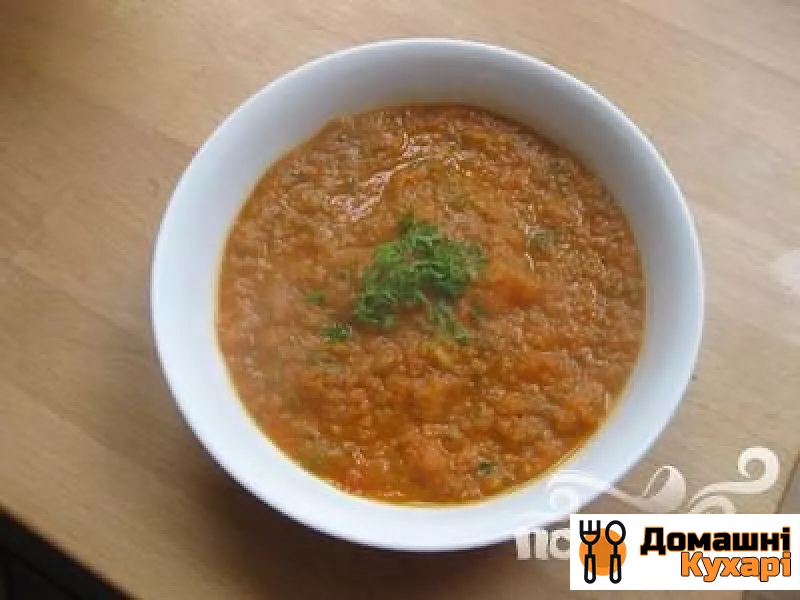 Рецепт Суп з помідорами, кабачками і цибулею