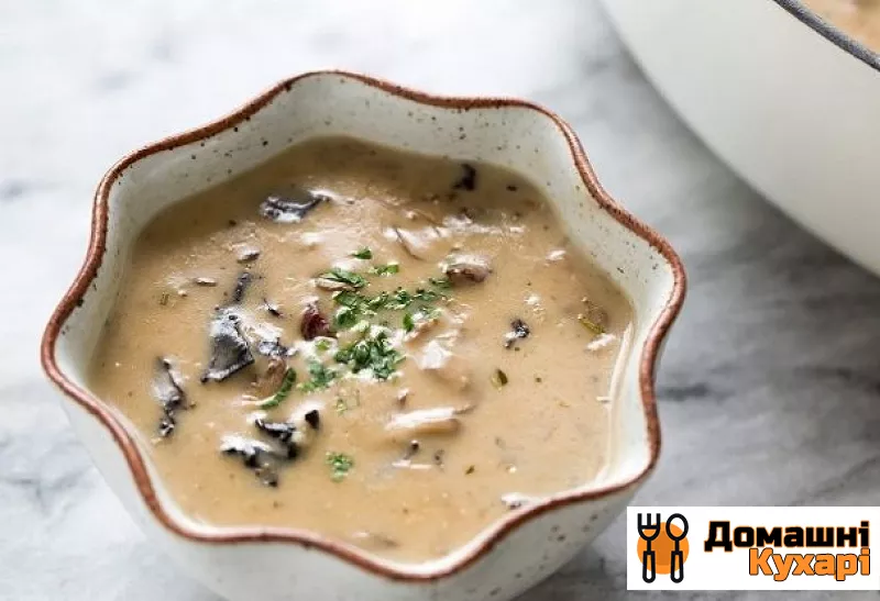 Рецепт Суп з сушеними грибами