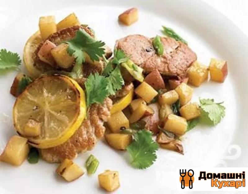 Рецепт Свинина з лимоном і картоплею