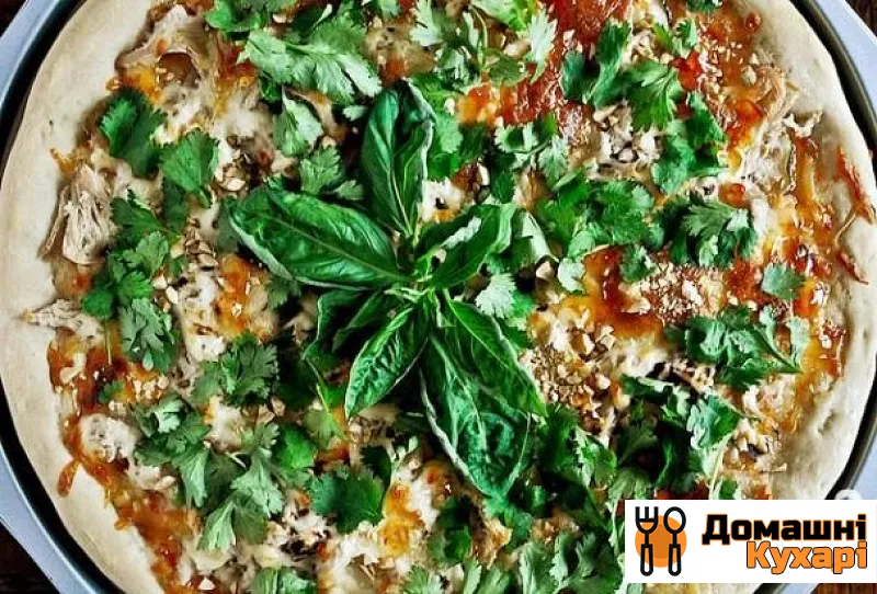 Рецепт Тайська піца з куркою