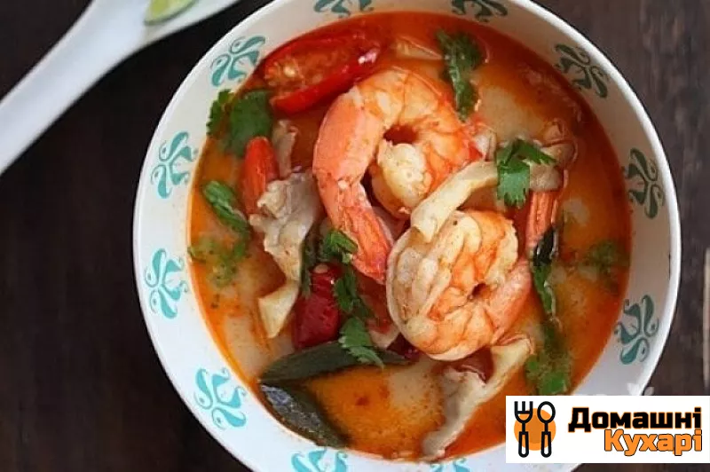 Рецепт Тайський суп «Том Ям»