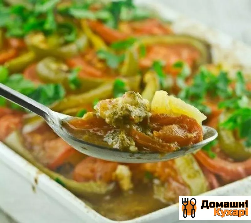 Рецепт Тажин з риби з томатами і картоплею