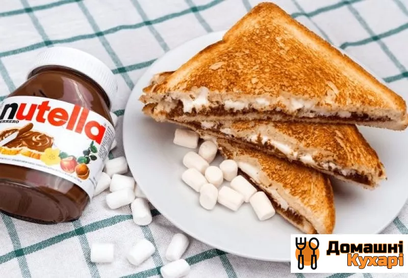 Tost Z Nutelloj I Marshmellou Recept Vid Domashnih Kuhariv